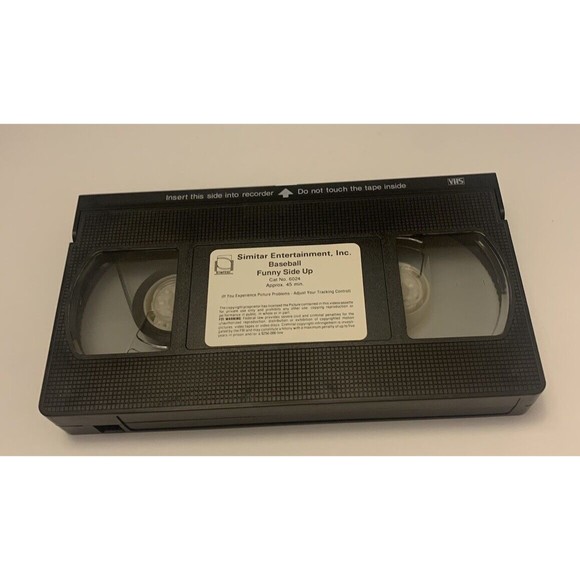 VINTAGE 1987 VHS TAPE BASEBALL FUNNY SIDE UP HOSTED BY TUG MCGRAW - Picture 3 of 4